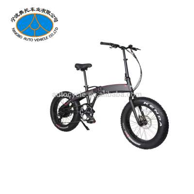 Magic ultralight china aluminum folding electric bike with fat tire